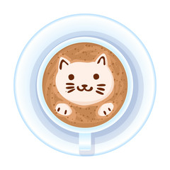 Coffee vector icon.Cartoon vector icon isolated on white background coffee.