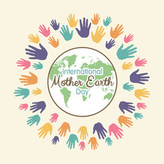 Fototapeta na wymiar international mother earth day