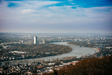 Sicht auf Bonn vom Drachenfels aus  © Paul Meixner