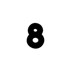 numbers 8 icon