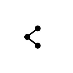 molecule icon vector