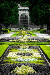 Garden in the castle park