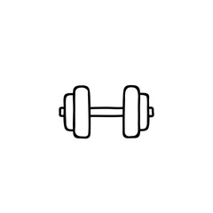 gym dumbbell icon