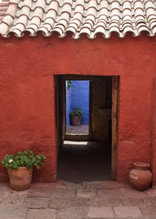 Fototapeta na wymiar moanstery-museum of Santa CAtalina, Arequipa