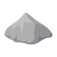 Pile cement vector icon.Cartoon vector icon isolated on white background pile cement.