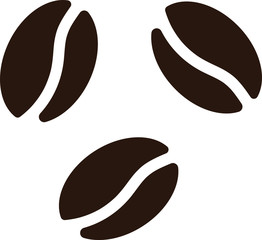coffee beans icon, Vector illustration, morning coffee