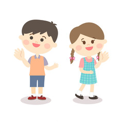 Funny Kids Vector