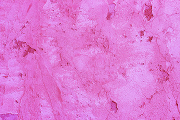 Pink stucco surface abstract texture and background