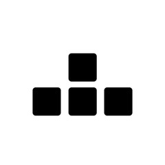 cubes icon vector
