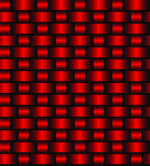 Fototapeta na wymiar Red woven texture background. Woven pattern. Template for web sites, sticker labels, wallpaper, banners, leaflets, cover design, fabric 