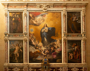Gemälde in Kirche