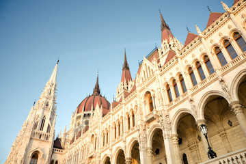 Hungarian parliament building, fragment