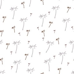 A pattern which consist of dandelions