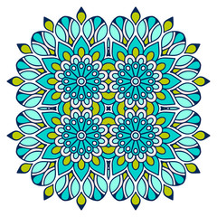 Vector colorful Mandala