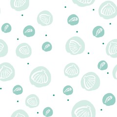 A pattern which consist of drops with with shells