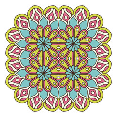 Vector colorful Mandala