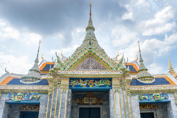 Amarindra Winitchai Throne Hall in complex of Grand Palace. Bangkok, Thailand