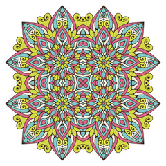 Vector colorful Mandala