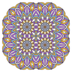 Vector colorful Mandala