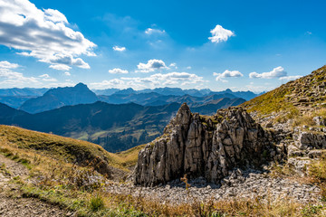Hike on the Hohe Ifen in the Kleinwalsertal