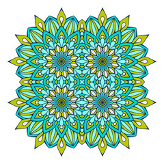 Vector colorful Mandala