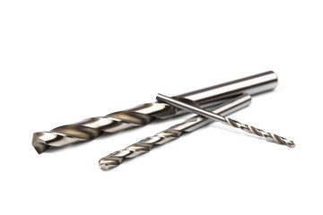 Professional cutting tools used for metalwork/woodwork. Isolated on white background. - Image