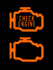 Check Engine (with & without text)