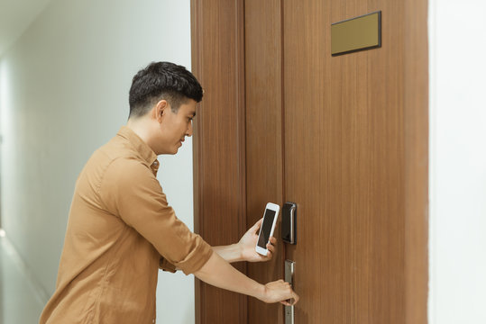 Nfc's Mobile Phone Use For Open Safety Door