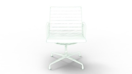 3d illustration of the chair
