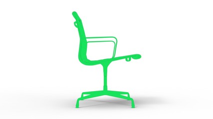 3d illustration of the chair
