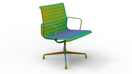 3d illustration of the chair