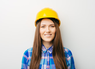 girl in a helmet