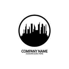 Modern City skyline . city silhouette. vector illustration in flat design