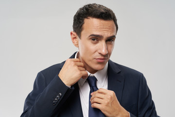 young businessman with a mobile phone