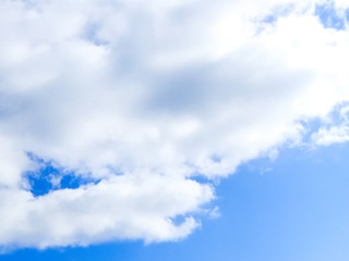 blue sky with white clouds