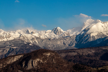 Bohinj valley with Mount Triglav