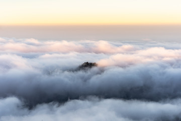 island in the clouds
