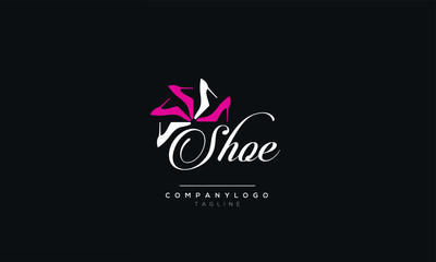 Vector logo design for shoes shop