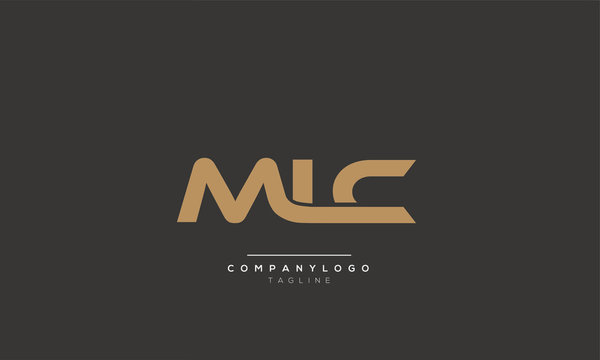 Letter MIC MLC minimal elegant monogram art logo. Outstanding professional trendy awesome artistic initial based Alphabet icon logo. Premium Business logo
