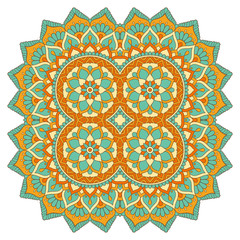 Vector colorful Mandala