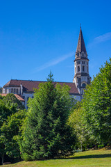 Fototapeta na wymiar Basilique de la Visitation, a Catholic church in Annecy France