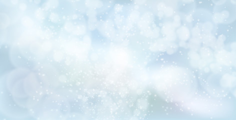 Lights and airy on absract background bokeh effect.