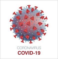  Vector illustration of Coronavirus 2019-nCoV. Corona Virus COVID-19. For your infographic, logo, symbol and patterns