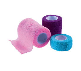 Self seal bandage on white background