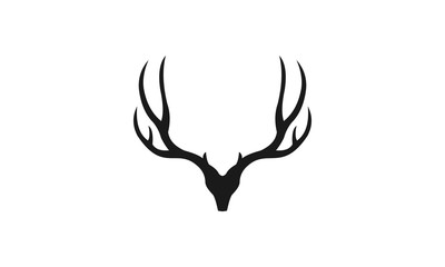 deer antlers vector logo design