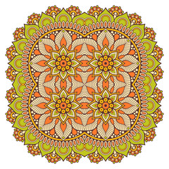 Vector colorful Mandala