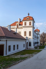 Fototapeta na wymiar Esterhazy palace in Tata, Hungary