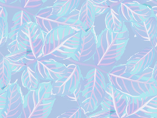 Leaves Seamless Pattern.