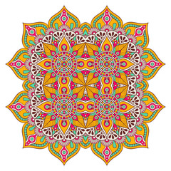 Vector colorful Mandala