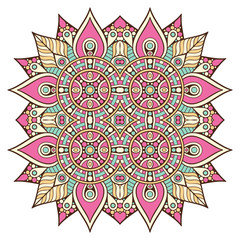 Vector colorful Mandala